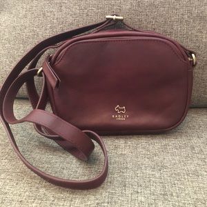 Radley Maroon Leather Handbag